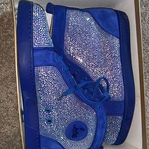 Size 11 Christian louboutins blue